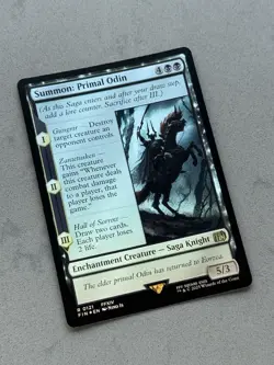 Summon Primal Odin #121 FOIL - Final Fantasy FIN Magic MTG English - NM - Image 3