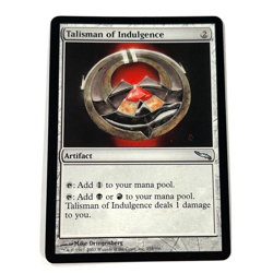 Talisman Of Indulgence MTG Mirrodin Magic The Gathering Moderate Play MP - Image 1