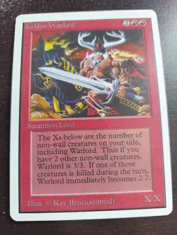 Keldon Warlord || MTG || Unlimited || LP - Image 1