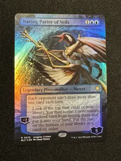Narset, Parter of Veils (Borderless) Commander: Bloomburrow Foil - Image 1