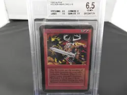 Keldon Warlord BGS 6.5 [Limited Edition Alpha] Mtg Magic Free Tracking! - Image 1