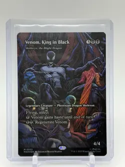 Magic The Gathering Spider-Man Venom King In Black Mythic Full Art Foil NM - Image 1
