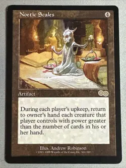 MTG / Noetic Scales / USG / #304 / Regular / Rare / NM - Image 1