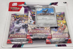 Pokemon Scarlet & Violet Paldea Evolved SV2 3-Pack Blister Varoom Promo New - Image 4