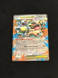Mega Kangaskhan EX 104/132 Double Rare Pokemon Mega Evolution - Image 1