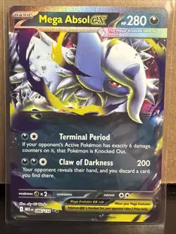 Pokemon TCG Mega Absol ex 86/132 Double Rare - See Photos/Desc - Image 1
