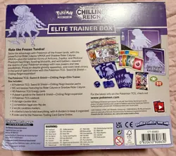Pokemon TCG SEALED Chilling Reign Elite Trainer Box ETB SWSH 2021 NM - Image 2