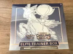 Pokemon 2021 Chilling Reign Ice Rider Calyrex ETB Elite Trainer Box READ DESC. - Image 1