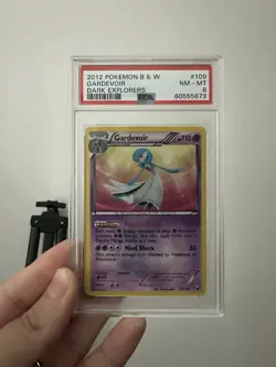 Pokemon 2012 B&W Dark Explorers #109 Gardevoir PSA 8 - Image 1