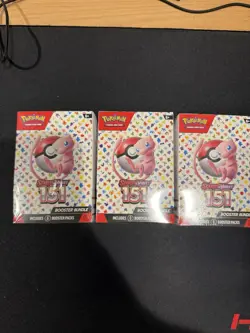 Lot of 3 Pokemon 151 Bundles - SV Scarlet and Violet 151 (Factory Sealed) - Image 1