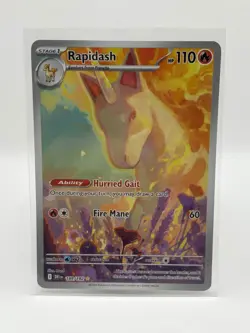 Rapidash 189/182 IR Illustration Rare Destined Rivals Pokemon TCG NM Near Mint - Image 1
