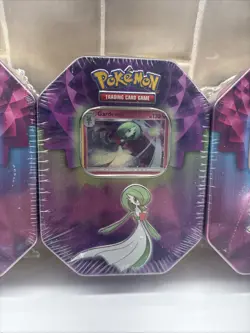 RARE - BRAND NEW - SEALED POKEMON TCG BLISSEY & GARDEVOIR TIN 3X LOT - 2019 - Image 3