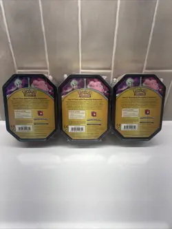 RARE - BRAND NEW - SEALED POKEMON TCG BLISSEY & GARDEVOIR TIN 3X LOT - 2019 - Image 5
