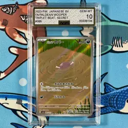 Paldean Wooper 085/073 Art Rare AGS 10 GEM MINT Pokemon Triplet Beat sv1a JP - Image 1
