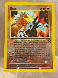 2001 Pokemon - Black Star Movie Promo - Entei #34 [Reverse Foil] - Image 1