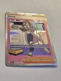 Lacey 175/131 Sv: Prismatic Evolutions SIR Full Art Trainer Pokemon TCG - Image 2