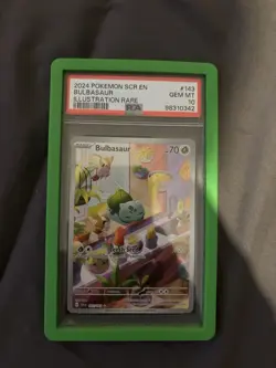 Pokemon TCG Bulbasaur PSA 10 GEM MINT Illustration Stellar Crown Rare 143/142 - Image 2