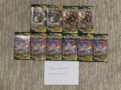 10 Pokemon Evolving Skies Booster Packs - All from 2022 Spring Collector Chest’s - Image 1
