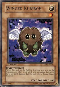 Winged Kuriboh - Rare 1st Edition DP1-EN005 - MP - YuGiOh - Image 1