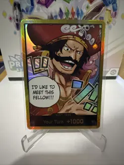 One Piece Gol.D.Roger GOLD DON!! Card OP13 English - Image 1