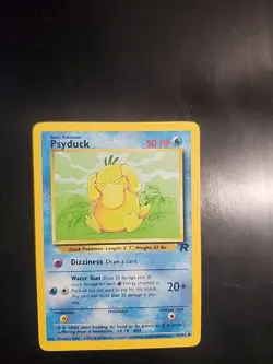 Pokemon TCG Psyduck Fossil, Card 53/62, Regular 1999-2000 Wizards Base Set 50hp - Image 1