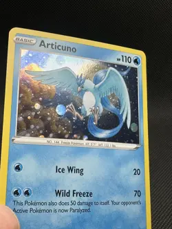 Articuno Silver Tempest Double Swirl Cosmos Holo Rare Pokemon Card 036/195 (NM) - Image 2