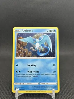 Articuno Silver Tempest HD Swirl Cosmos Holo Rare Pokemon Card 036/195 (NM) - Image 1