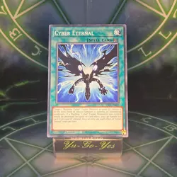 SDCS-EN022 Cyber Eternal 1st Edition YuGiOh Card - Image 1