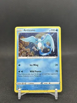 Articuno Silver Tempest HD Swirl Cosmos Holo Rare Pokemon Card 036/195 (NM) - Image 1