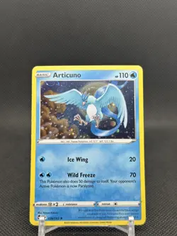 Articuno Silver Tempest HD Swirl Cosmos Holo Rare Pokemon Card 036/195 (NM) - Image 1