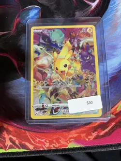 Pokemon Pikachu TCG Card Crown Zenith 160/159 Holo Secret Rare NM/Mint Condition - Image 1