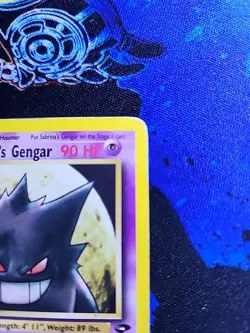 Pokemon TCG Sabrina's Gengar Card 29/132 Gym Challenge Unlimited MP - Image 3