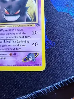 Pokemon TCG Sabrina's Gengar Card 29/132 Gym Challenge Unlimited MP - Image 4