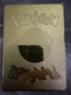 Charizard DX HP500 Gold Metal Pokemon Card-Collectible Gift Display！COOL - Image 2