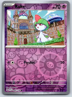 Ralts - Reverse Holo - Scarlet & Violet Base Set Pokemon TCG Card - Image 1
