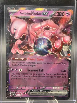 Team Rocket's Mewtwo ex 205 Sv: Scarlet & Violet Promo Cards Holo - Image 1
