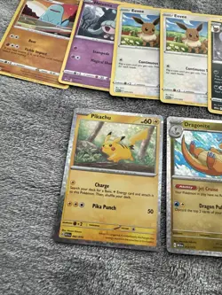 2025 NEW McDonald’s Happy Meal Pokemon Promo Card Holo Lot Pikachu Dragonite - Image 2