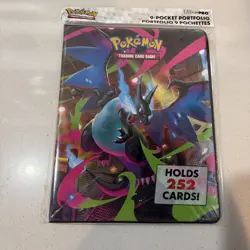 Ultra Pro Pokemon 9-Pocket Portfolio - PHANTASMAL FLAMES (Holds 252 Cards) - New - Image 1