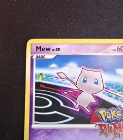 Mew 10/16 Rare Pokemon Rumble Card Set Exclusive Promo 2009 Nintendo MP - Image 2