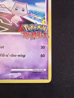 Mew 10/16 Rare Pokemon Rumble Card Set Exclusive Promo 2009 Nintendo MP - Image 4
