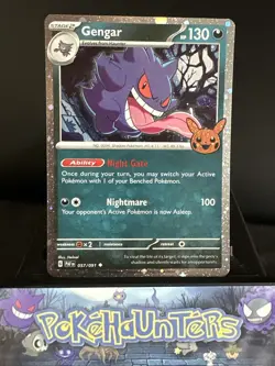 Pokemon Card Gengar Holo 057/091 Trick Or Trade Holo Rare Near Mint - Image 1