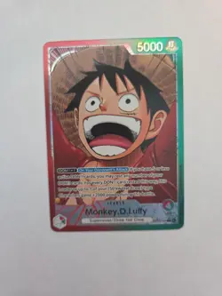 Monkey D. Luffy Alt Leader ENGLISH OP13-001 Carrying On His Will One Piece Card - Image 1