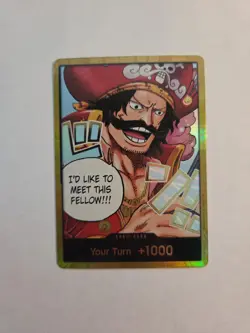 One Piece Gol.D.Roger GOLD DON!! Card (OP-13) English - Image 1