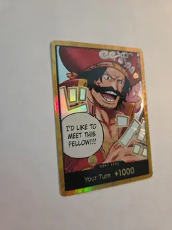 One Piece Gol.D.Roger GOLD DON!! Card (OP-13) English - Image 2