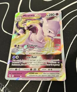Pokemon Go Mewtwo VSTAR Holo Ultra Rare Card 031/078 Pokemon TCG - Image 2