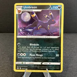 Umbreon SWSH129 Black Star Promo Holo Pokemon TCG Card - Image 1