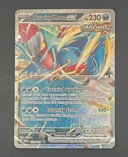 Pokemon Card Roaring Moon EX 124/182 Paradox Rift - Near Mint - Image 1