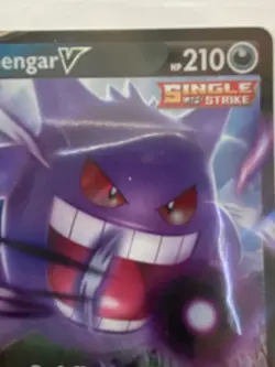 GENGAR V 156/264 Fusion Strike Full Art Single Strike Pokemon Card Pack Fresh - Image 3