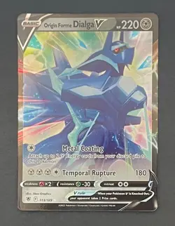 Pokemon Card Origin Forme Dialga V 113/189 Astral Radiance - Near Mint - Image 1