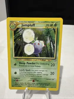Pokemon TCG Jumpluff Neo Genesis Unlimited Rare Card 7/111 Holo NM Near Mint - Image 1